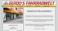 Desktop Screenshot of guidos-fahrradwelt.de